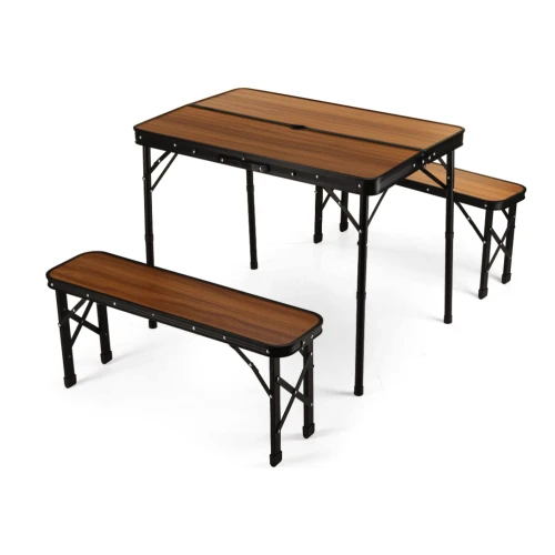 Стол туристический раскладной Outtec + 2 скамейки