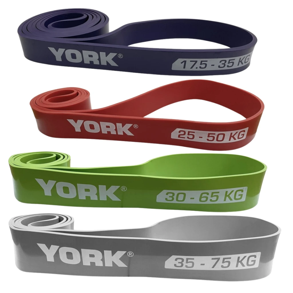 Набор резинок для фитнеса York Fitness 4 шт (17,5 - 65 кг)