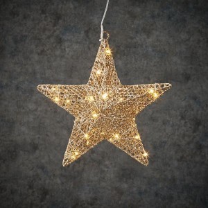 Звезда декоративная шампань, диам. 30 см, 30 led, "Luca Lighting" Звезда декоративная шампань, диам. 30 см, 30 led, "Luca Lighting"