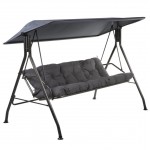 Гойдалки садові Patio Sevilla, антрацит 