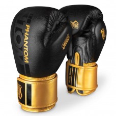 Боксерские перчатки Phantom APEX Black/Gold 12 унций