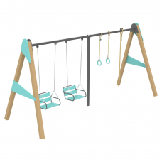 Качели Kidigo Geoviola сидушка W1 12230