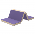 Дитячий мат KIDIGO 200x100x10 см складний потрійний (ПВХ, вторинний фастон) 42017