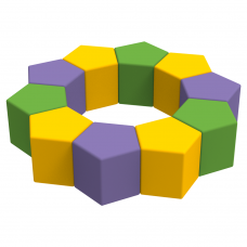 Комплект детских пуфов Галактика Kidigo 42022