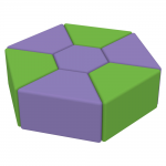 Комплект дитячих пуфів Семицветик Kidigo 43018