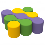 Комплект детских пуфов Зигзаг Kidigo 43028