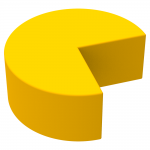 Пуф «Пакман» KIDIGO, желтый