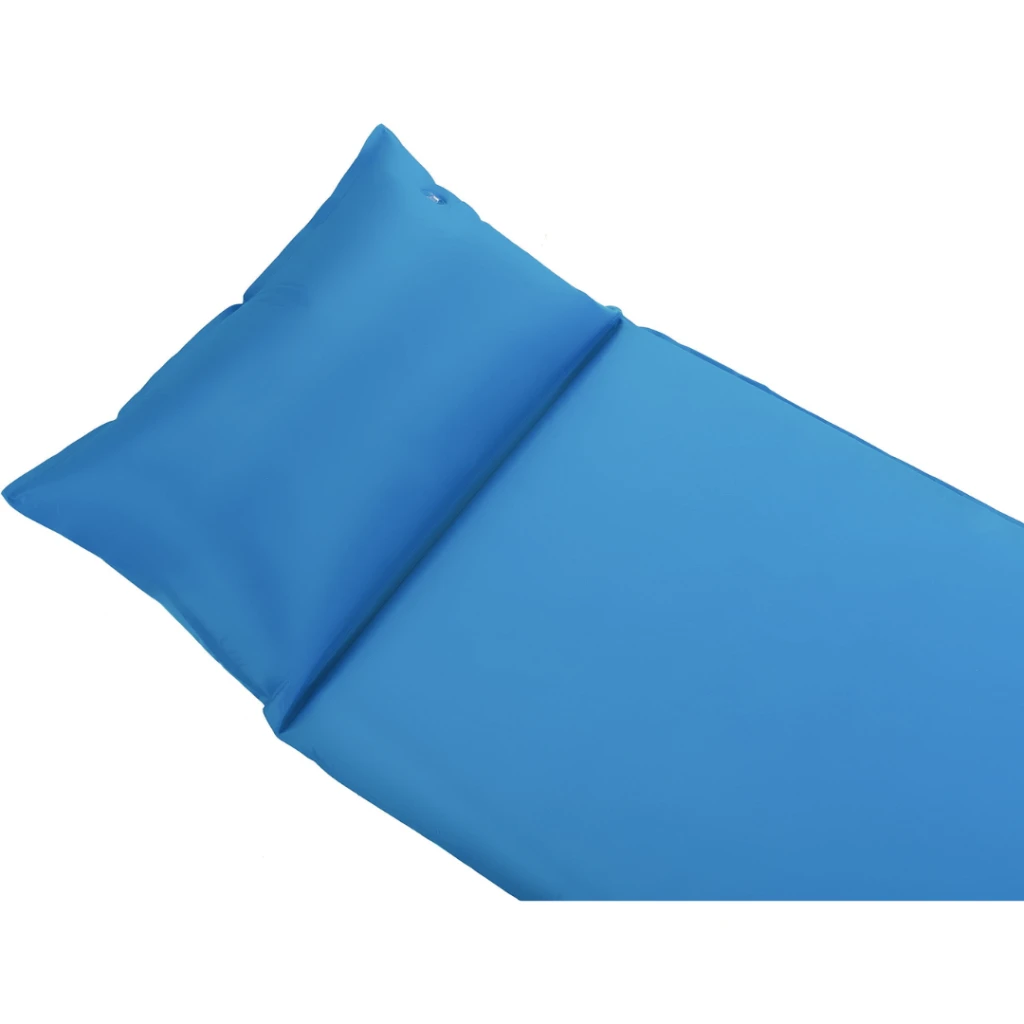 Самонадувающийся коврик Outtec с подушкой гладкий голубой