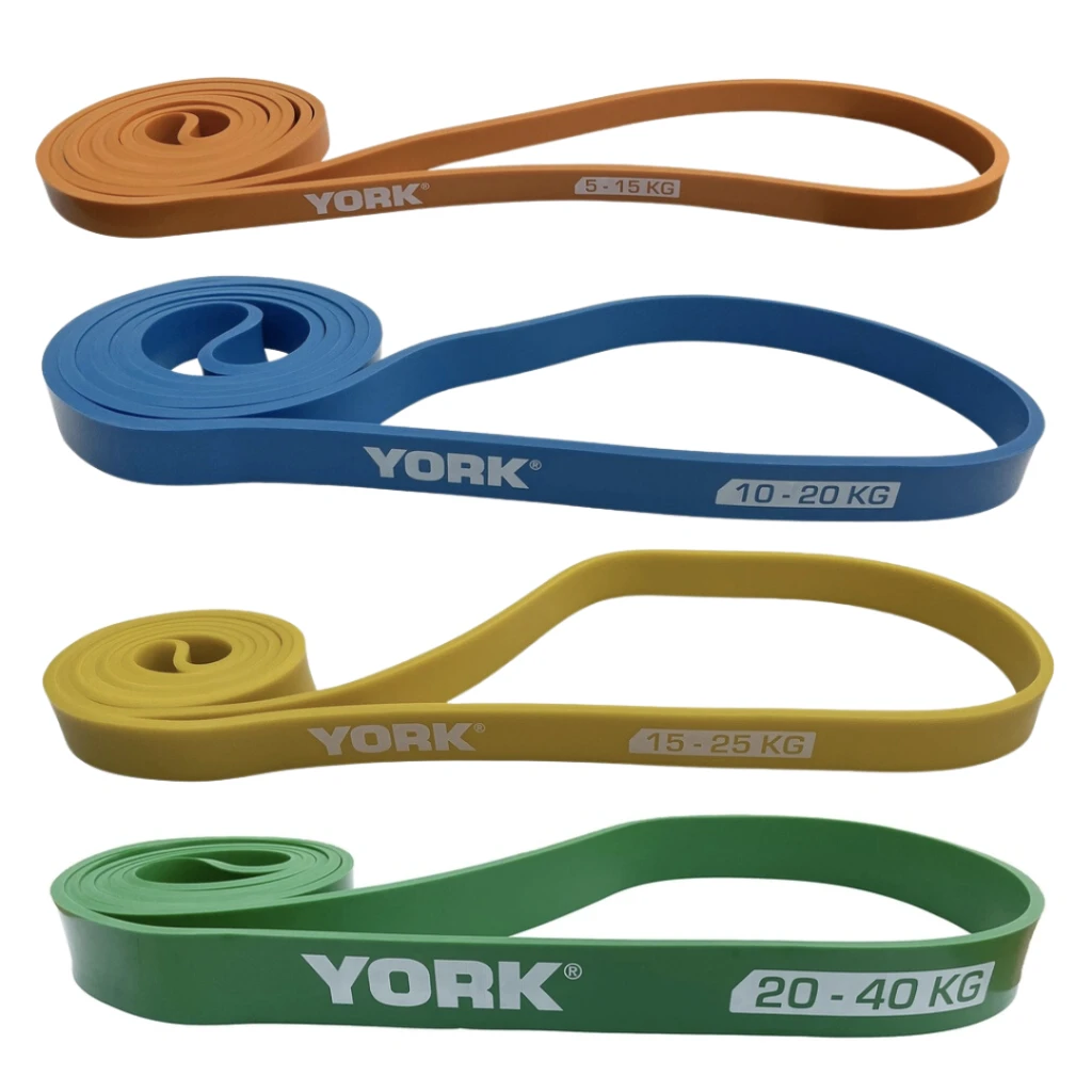 Набор резинок для фитнеса York Fitness 4 шт (5 - 40 кг)