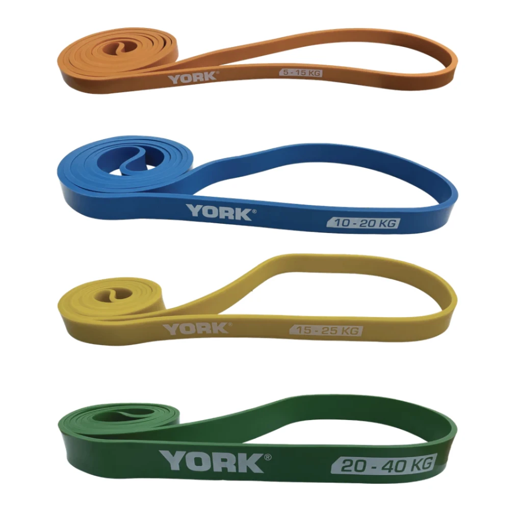 Набор резинок для фитнеса York Fitness 4 шт (5 - 40 кг)