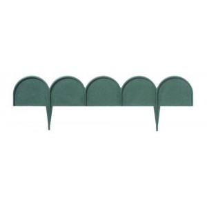Бордюр садовый PROSPERPLAST GARDEN LINE темно-зеленый, 10 м