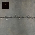 Гірлянда-кластер, чорна струна, "Luca", 8 м, теплий білий 