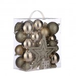 Елочные шары, 40 шт, "House of Seasons", шампань