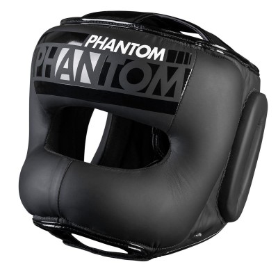 Боксерский шлем Phantom APEX Face Saver Black