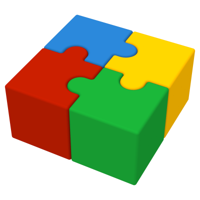 Комплект дитячих пуфів Мозаїка Kidigo 43019