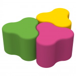 Комплект дитячих пуфів Тріпс Kidigo 42023