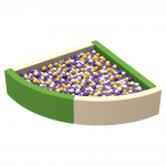 Сухий басейн KIDIGO Кут 1,5 м 40012