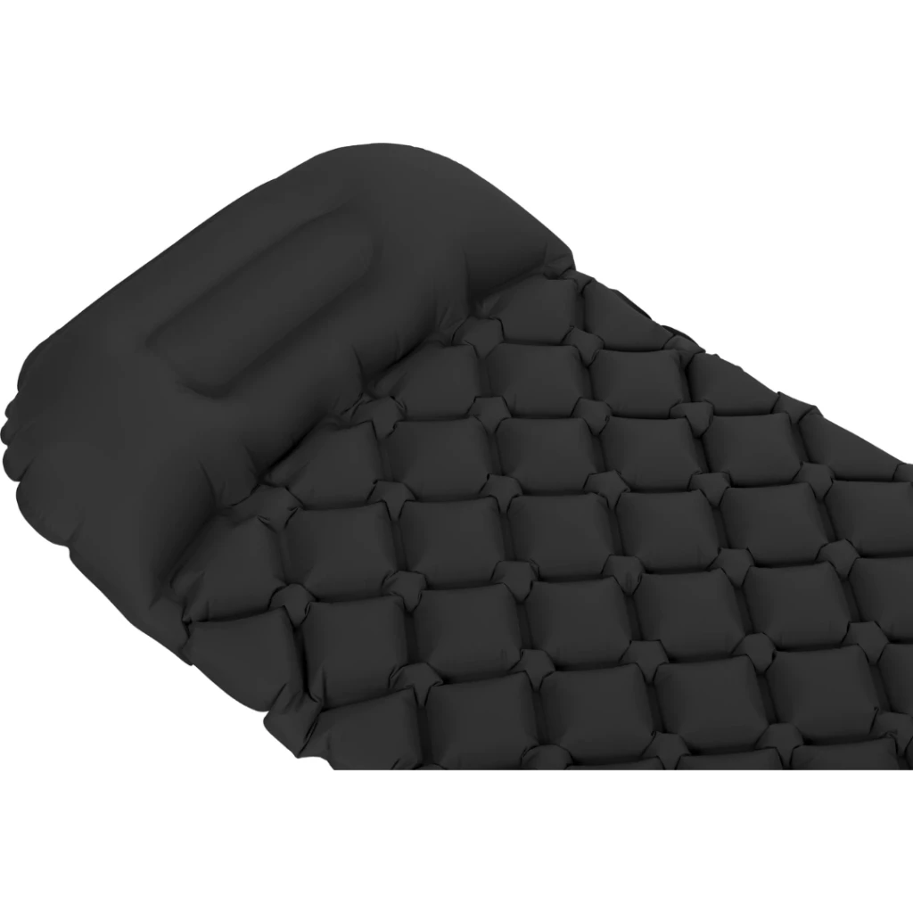 Надувной коврик Outtec 195х55х5см с подушкой черный