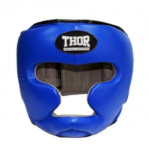 Шлем для бокса THOR 705 M /Кожа / синий Шлем для бокса THOR 705 M /Кожа / синий