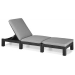 Шезлонг пластиковий Keter Daytona, сірий.<p> <strong>Шезлонг пластиковий Keter Daytona, сірий</strong></p><br /><br /><p> Daytona - елегантний та зручний пляжний шезлонг. Оригінальна фактура поверхні, що нагадує ротанг, є визначальною рисою даної моделі. 