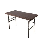 Стіл складаний, 1,22 м., Time Eco ТЕ-1833, коричневий 