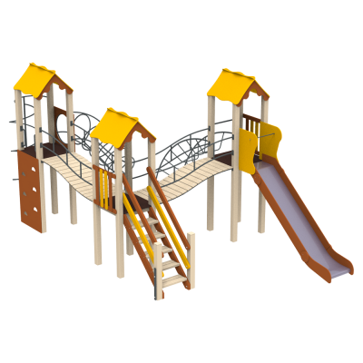 Дитячий комплекс Три Мушкетери KIDIGO