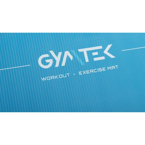 Коврик (мат) для фитнеса и йоги Gymtek NBR 1,5 см голубой