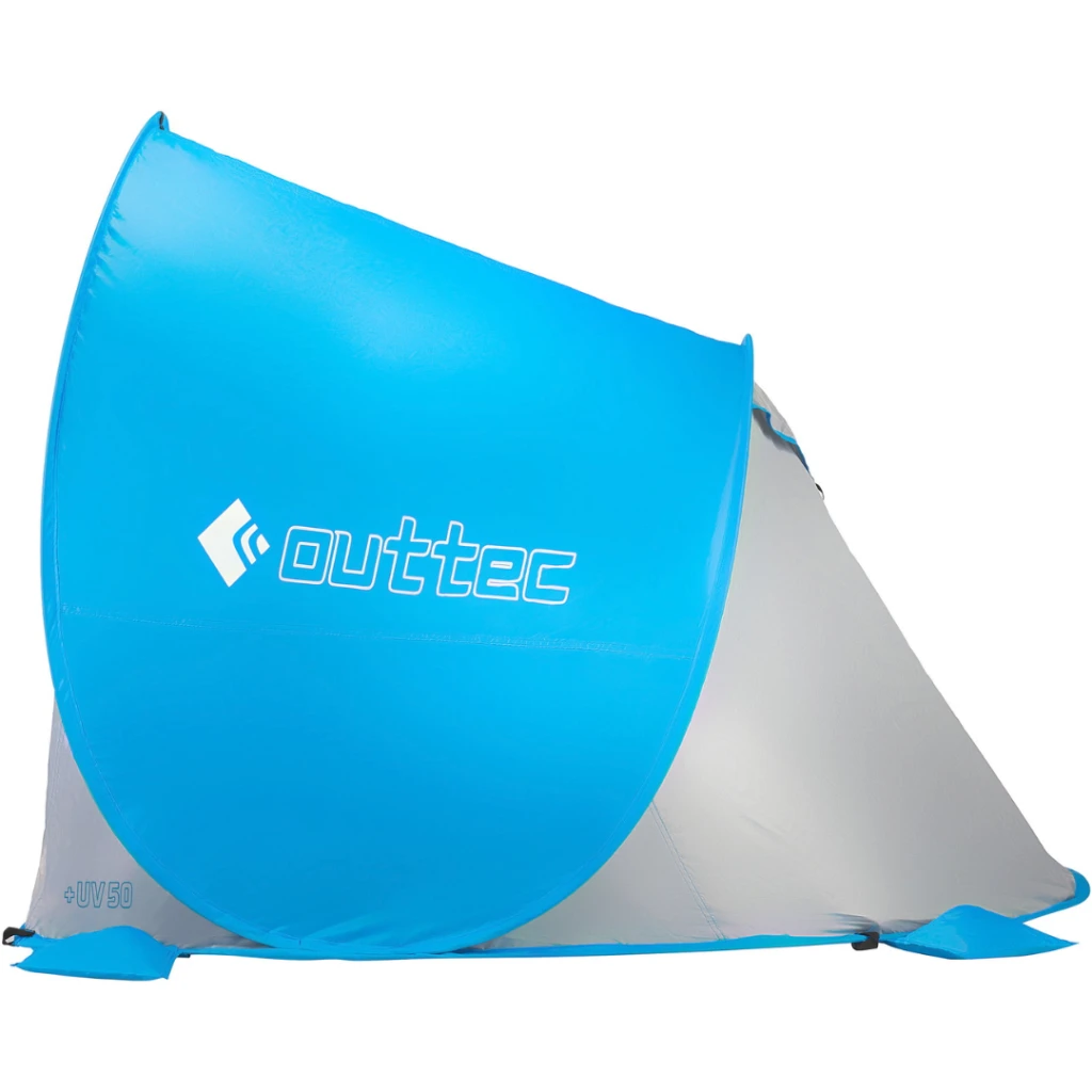 Самораскладная палатка-тент Outtec с молнией голубой