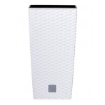 Горшок с кашпо для растений Prosperplast Rato square - белый, 21/49 л