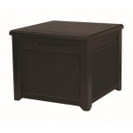 Стіл-скринька PROSPERPLAST CUBE RATTAN 208 л, коричневий