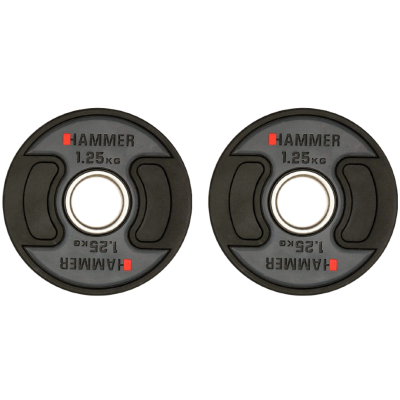 Олімпійські диски професійні Hammer PU Weight Discs 2*1,25 kg 4705