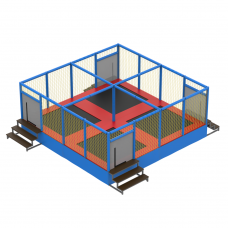 Батутный комплекс из 4 батутов KIDIGO Батутный комплекс из 4 батутов KIDIGO