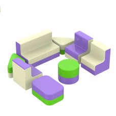 Набір дитячих меблів Вітальня KIDIGO Набір дитячих меблів Вітальня KIDIGO