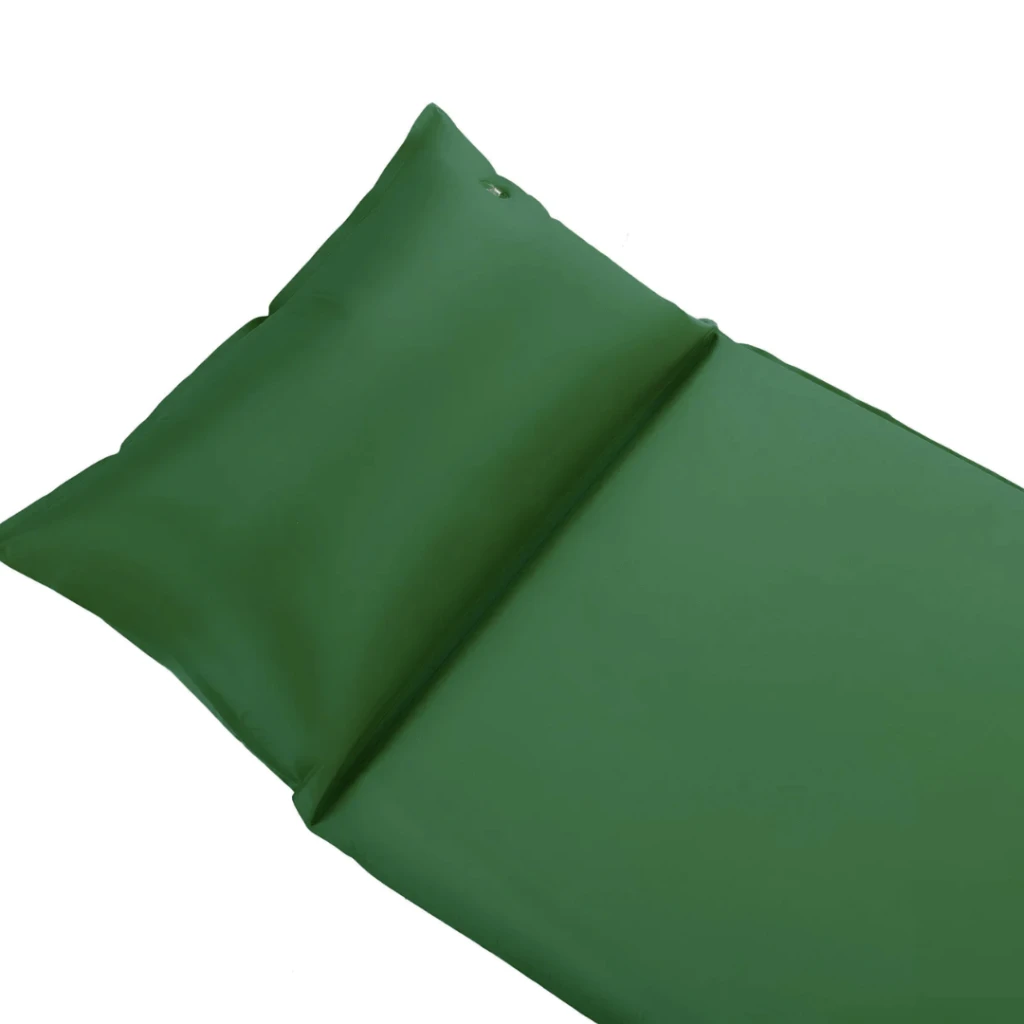 Килимок Outtec, що самонадувається, з подушкою гладкий зелений