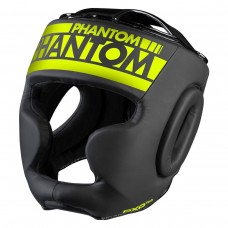 Боксерський шолом Phantom APEX Full Face Neon One Size Black/Yellow