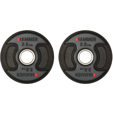 Олімпійські диски Hammer PU Weight Discs 2*2,5 кг 4706