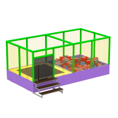 Батутный комплекс с поролоновой ямой KIDIGO Код: 222804