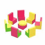 Набір меблів Світ Друзів KIDIGO