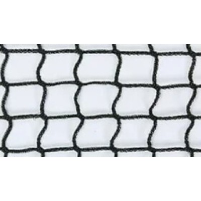 Сітка для тенісу чорно-біла. Вічко - 4,5 см. Діаметр шнура - 3,0 мм