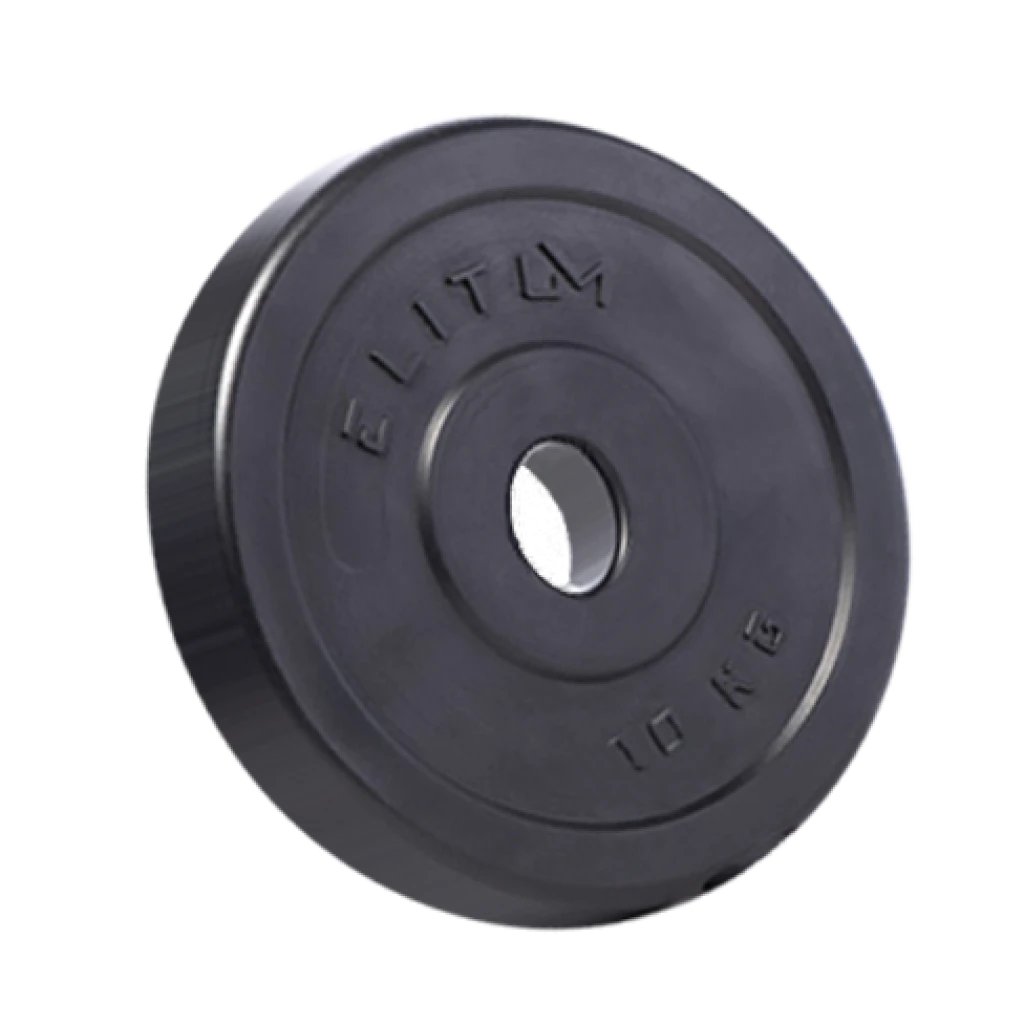 Набір Elitum Titan 115 кг з лавою HS-1080, штангами та гантелями.