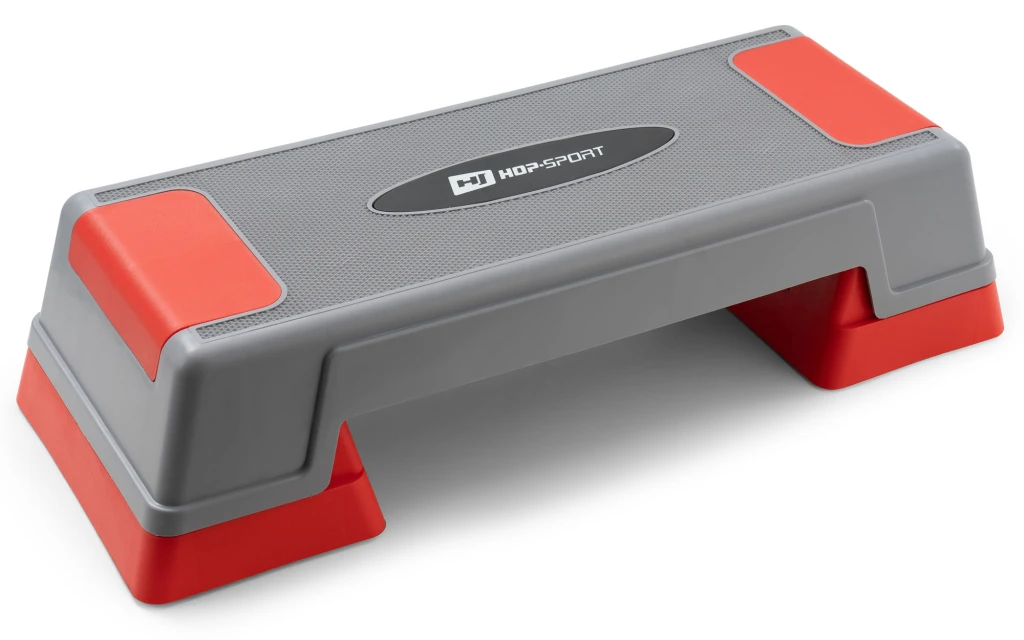 Степ платформа Hop-Sport HS-PP020AS сіро-червона