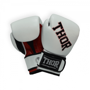 Рукавички боксерські THOR RING STAR 12oz /PU шкіра біло-червоно-чорні