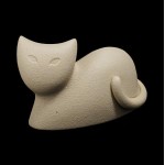 Статуетка N38/C "Кіт" 9 см, беж.<table><br /><tr><br /><td style=