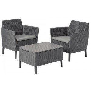 Комплект садовой мебели Keter Salemo balcony set, капучино - песок