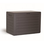 Ящик для наружного хранения PROSPERPLAST WOODEBOX 190 л, коричневый