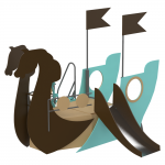 Дитячий елемент Kidigo Four Kings<br /> 12621