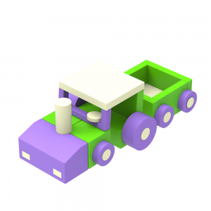 Игровой модуль-конструктор Тракторец KIDIGO