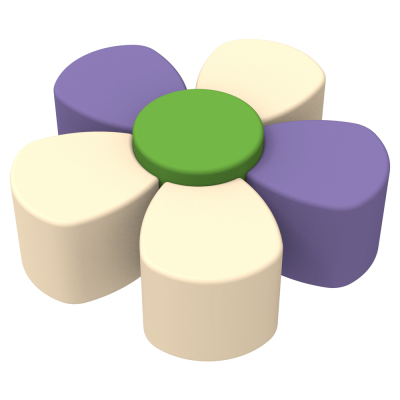 Комплект дитячих пуфів Квітка Kidigo 43023