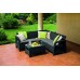 Комплект садовой мебели Keter Bahamas Relax, графит - прохладный серый