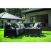 Комплект садовой мебели Keter Bahamas Relax, графит - прохладный серый